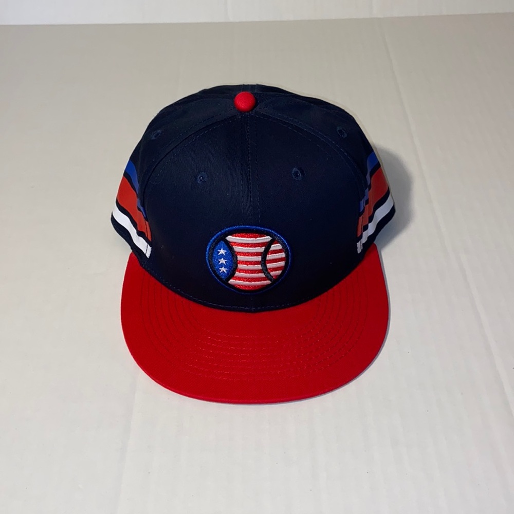 Baseballism Patriotic Flag Baseball Graphic Snapback Adjustable Size Hat…